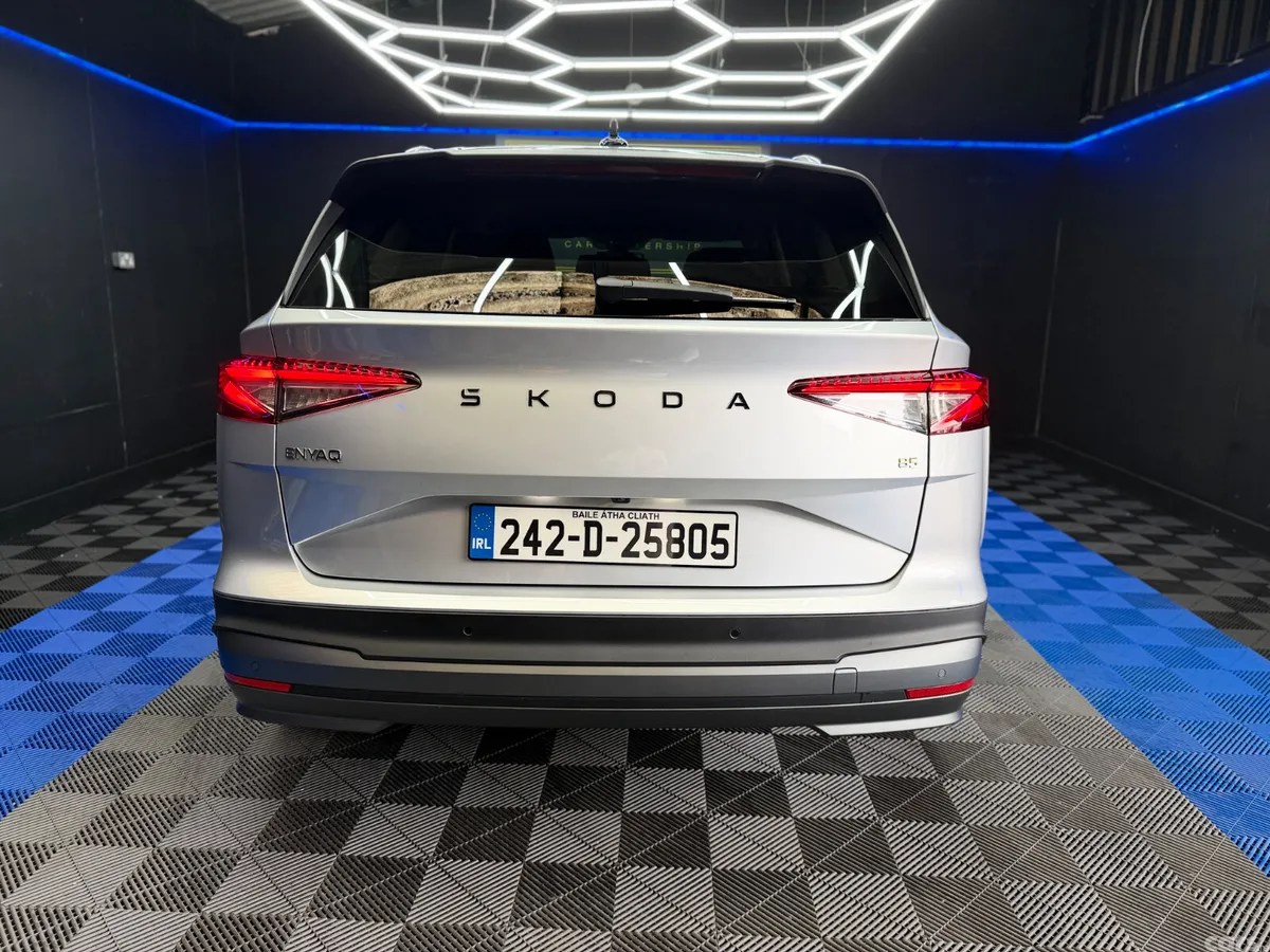 Skoda Enyaq Estate, Electric, 2024, Silver