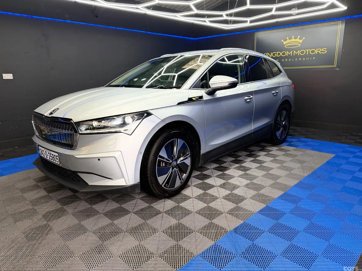 Skoda Enyaq Estate, Electric, 2024, Silver