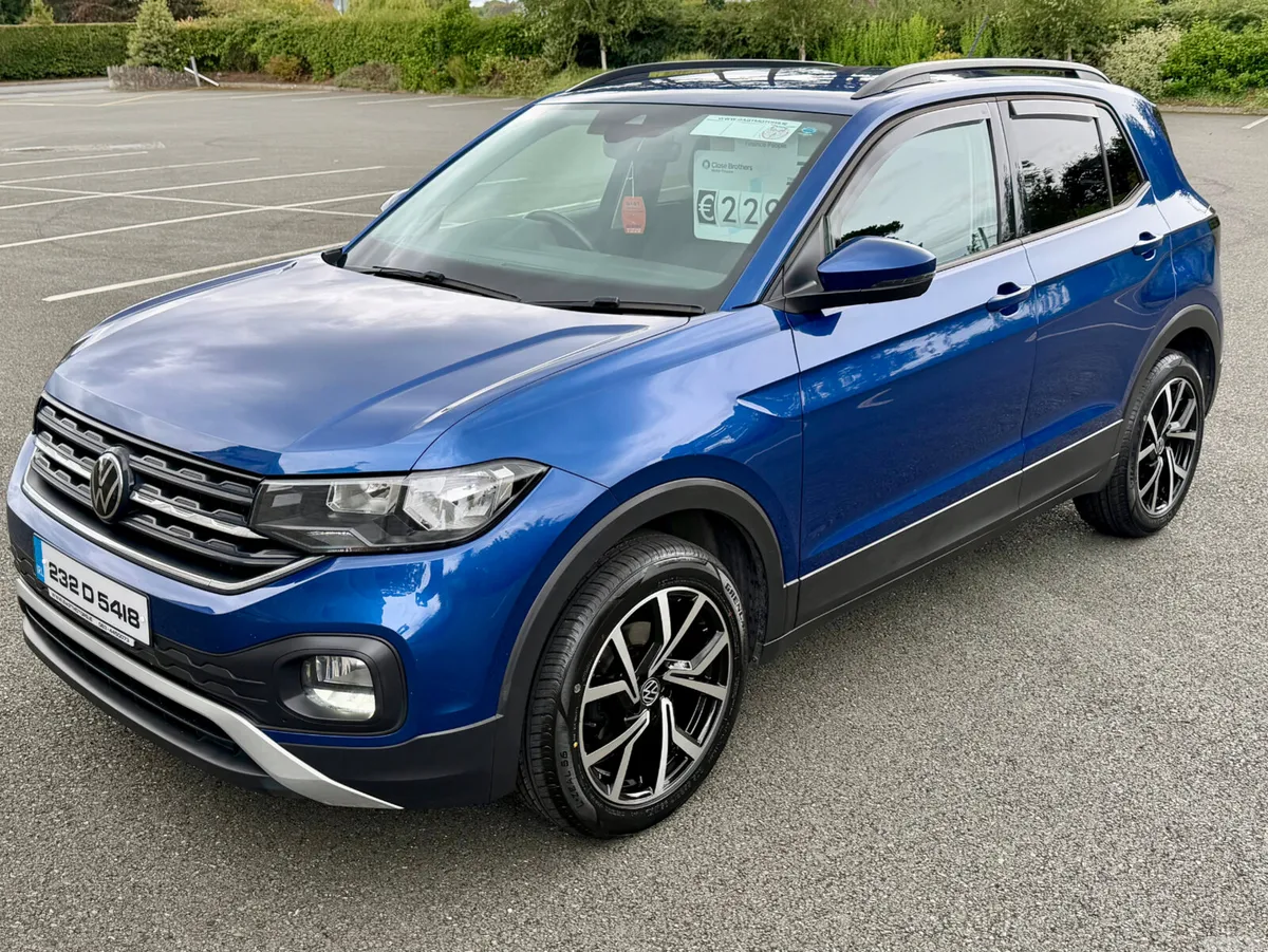 Volkswagen T-Cross Estate/Jeep, Petrol, 2023, Blue