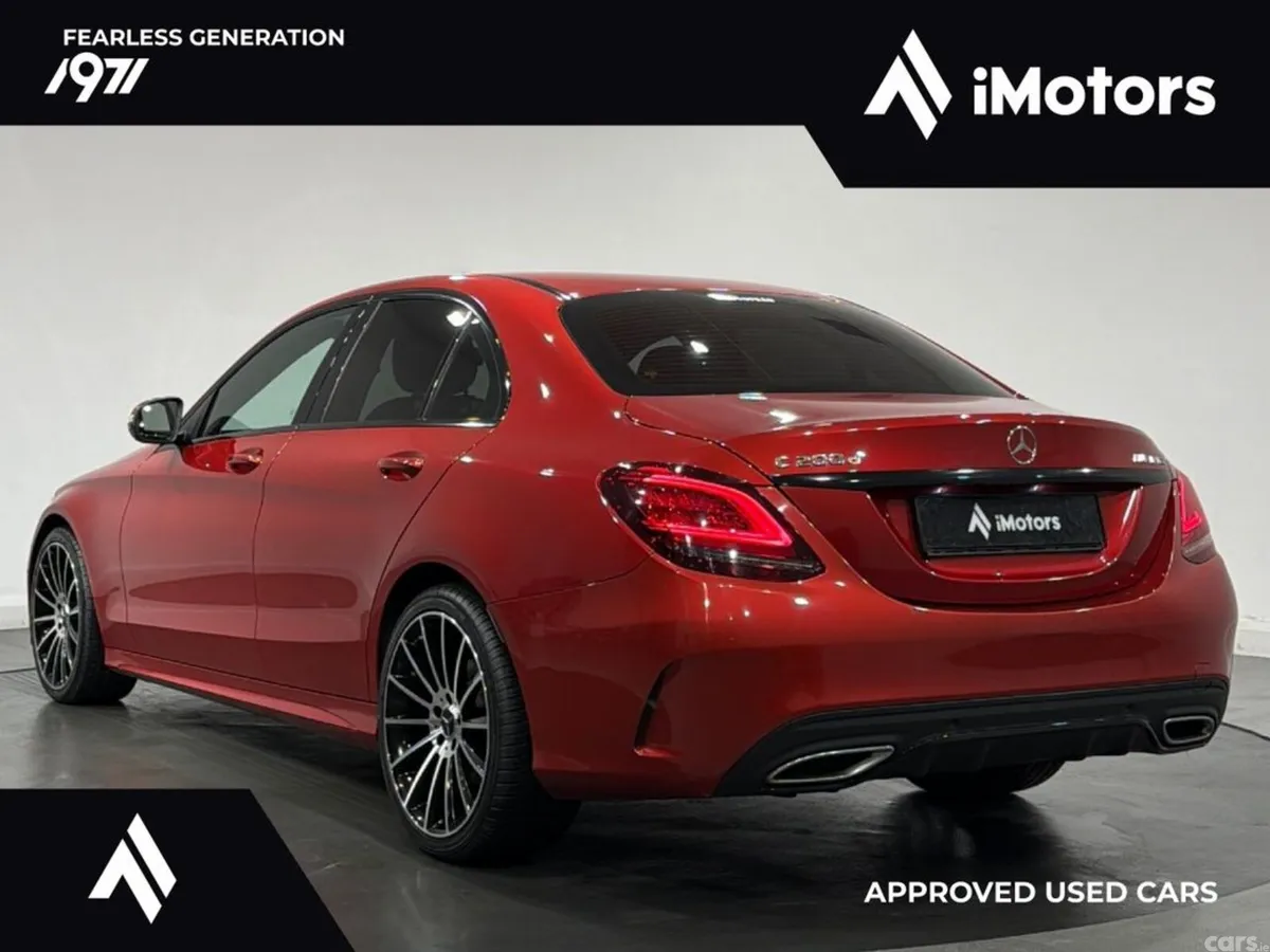 Mercedes-Benz C-Class Saloon, Diesel, 2019, Red