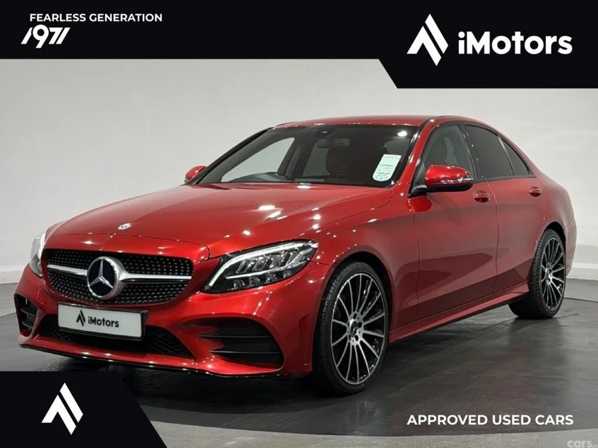 Mercedes-Benz C-Class Saloon, Diesel, 2019, Red