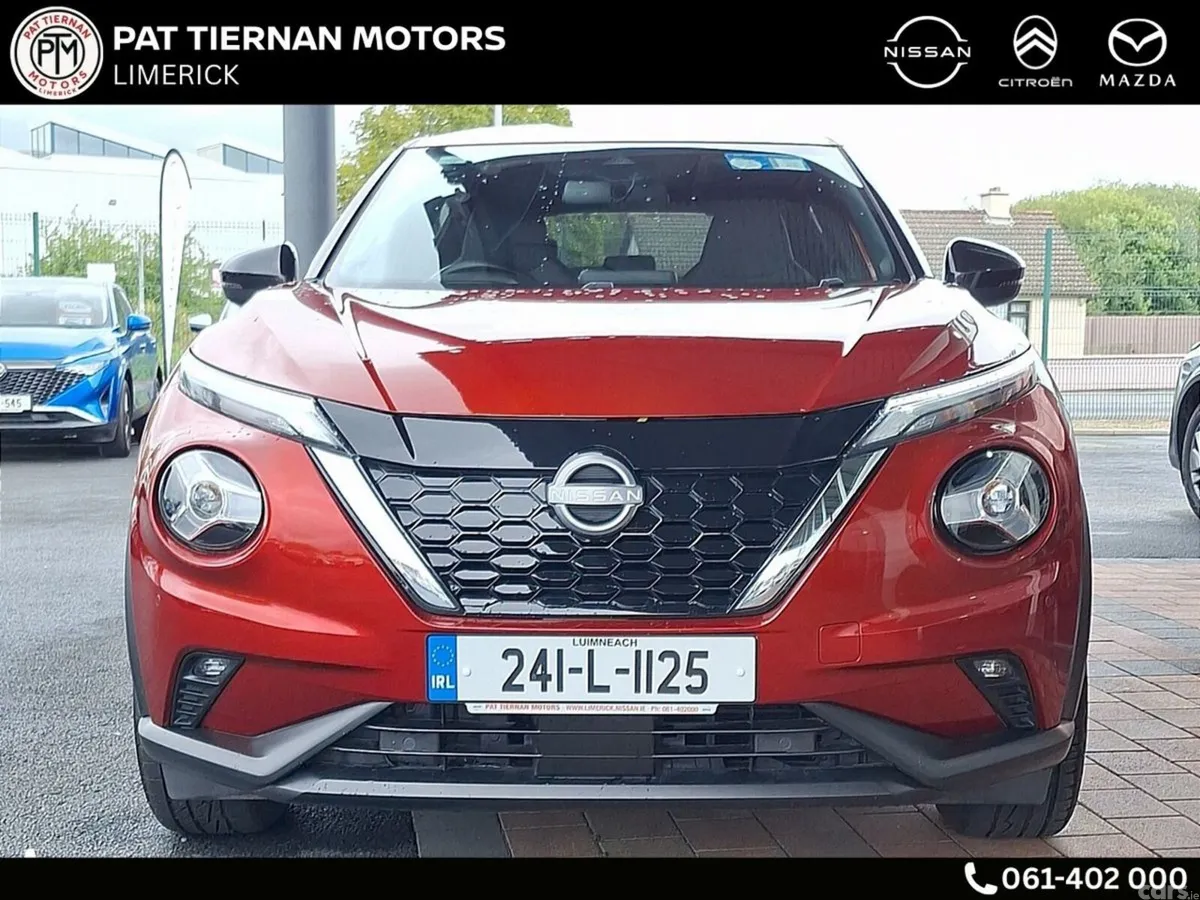 Nissan Juke SUV, Petrol Hybrid, 2024, Red