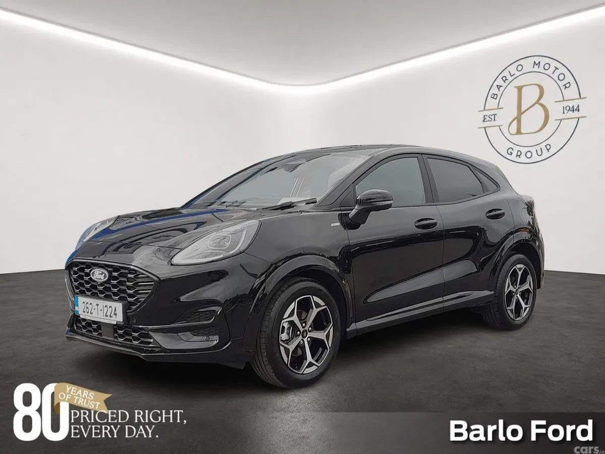 Ford Puma Hatchback, Petrol Hybrid, 2026, Black