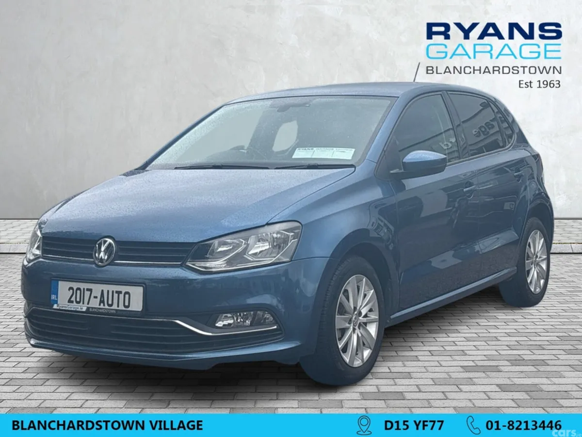 Volkswagen Polo Hatchback, Petrol, 2017, Blue
