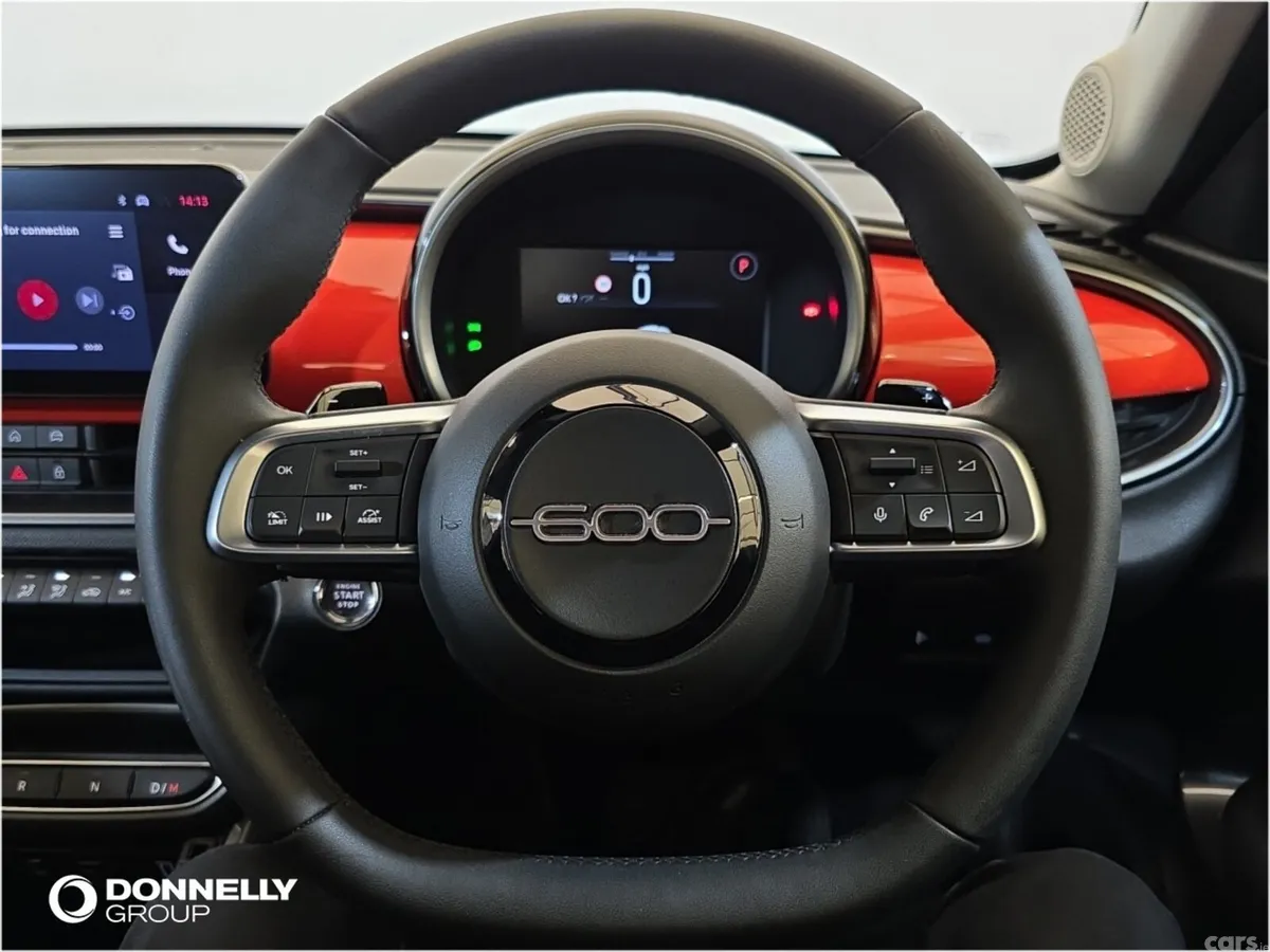 Fiat 600 Hatchback, Petrol, 2025, Orange