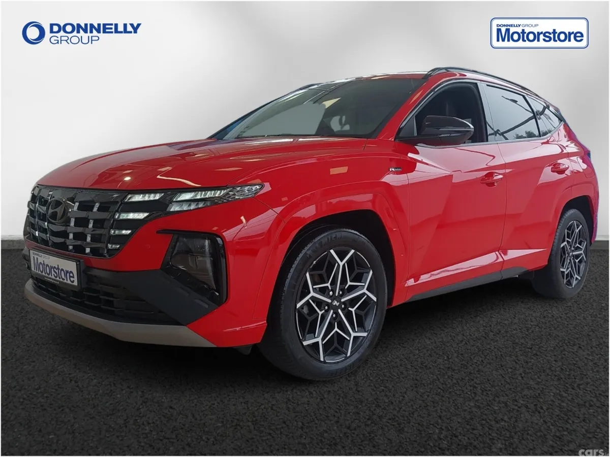 Hyundai Tucson SUV, Petrol Hybrid, 2022, Red
