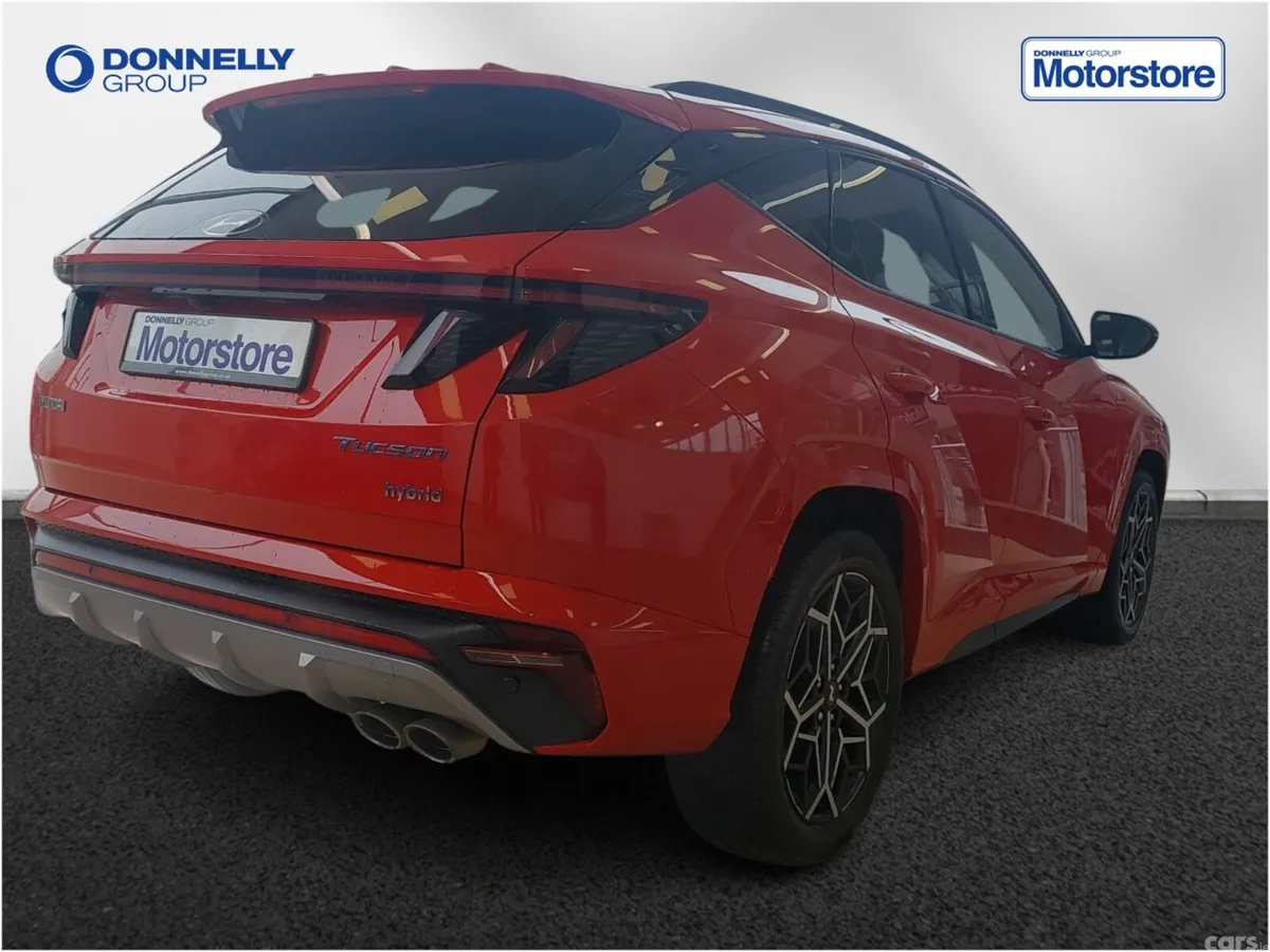 Hyundai Tucson SUV, Petrol Hybrid, 2022, Red