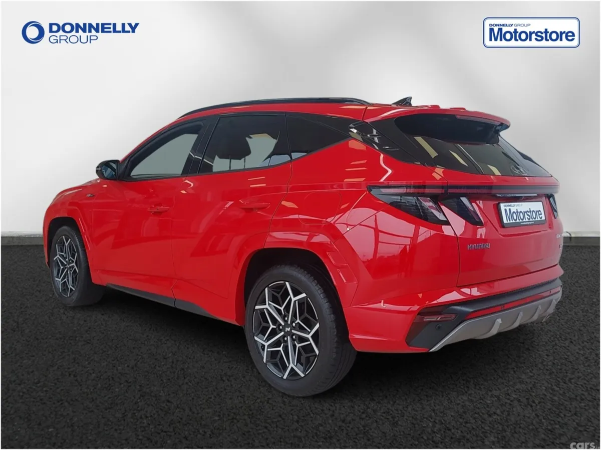 Hyundai Tucson SUV, Petrol Hybrid, 2022, Red