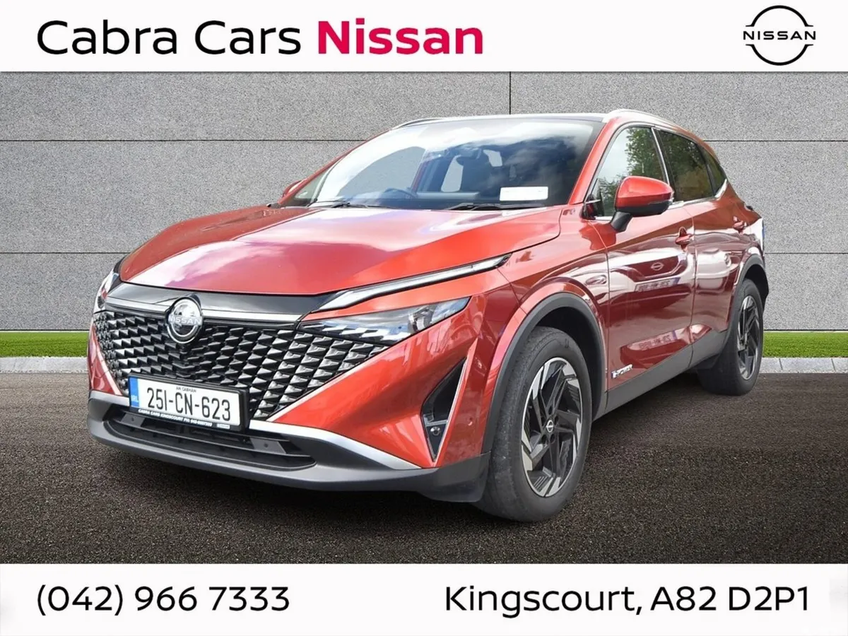 Nissan Qashqai MPV, Petrol Hybrid, 2025, Red