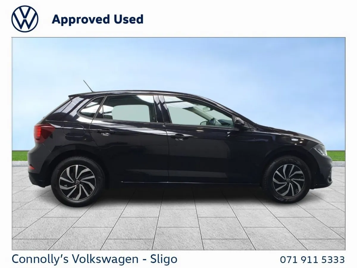 Volkswagen Polo Hatchback, Petrol, 2023, Black