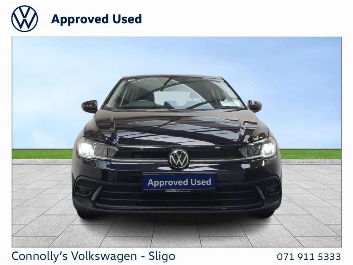 Volkswagen Polo Hatchback, Petrol, 2023, Black