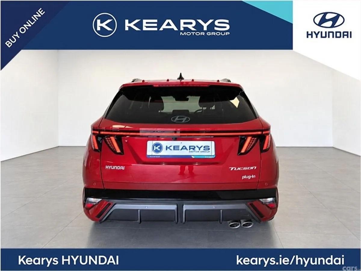 Hyundai Tucson SUV, Petrol Plug-in Hybrid, 2024, Red