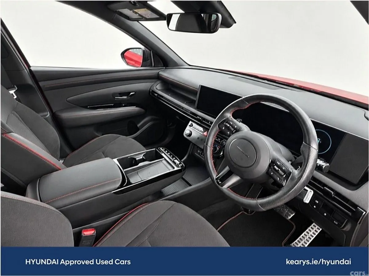Hyundai Tucson SUV, Petrol Plug-in Hybrid, 2024, Red