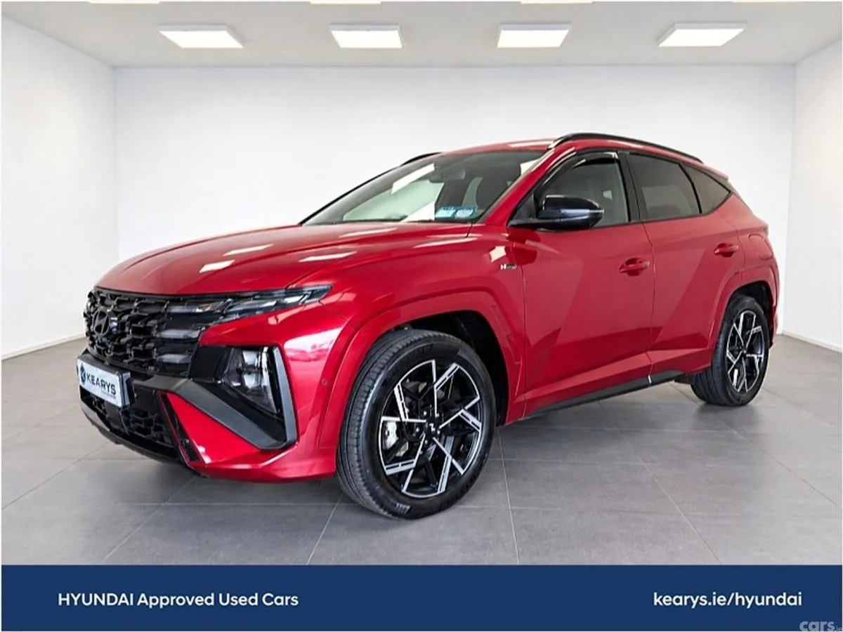 Hyundai Tucson SUV, Petrol Plug-in Hybrid, 2024, Red