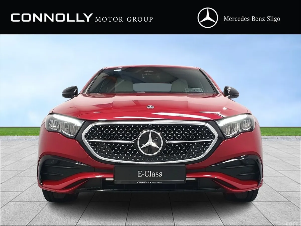 Mercedes-Benz E-Class Saloon, Diesel Plug-in Hybrid, 2026, Red