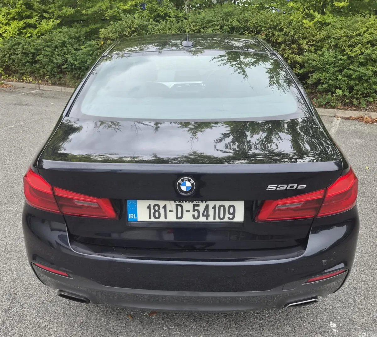 BMW 5-Series Saloon, Petrol Plug-in Hybrid, 2018, Black