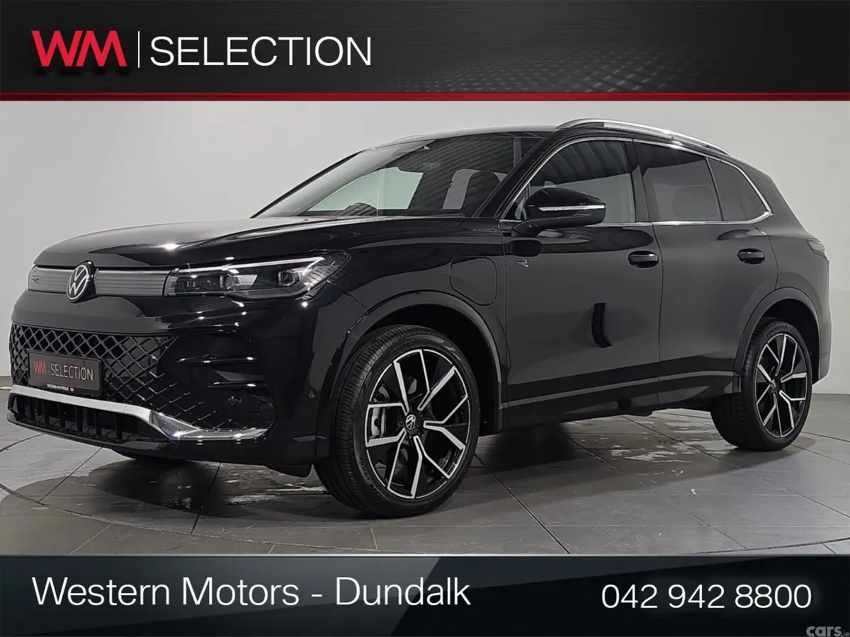 Volkswagen Tiguan SUV, Petrol Plug-in Hybrid, 2025, Black