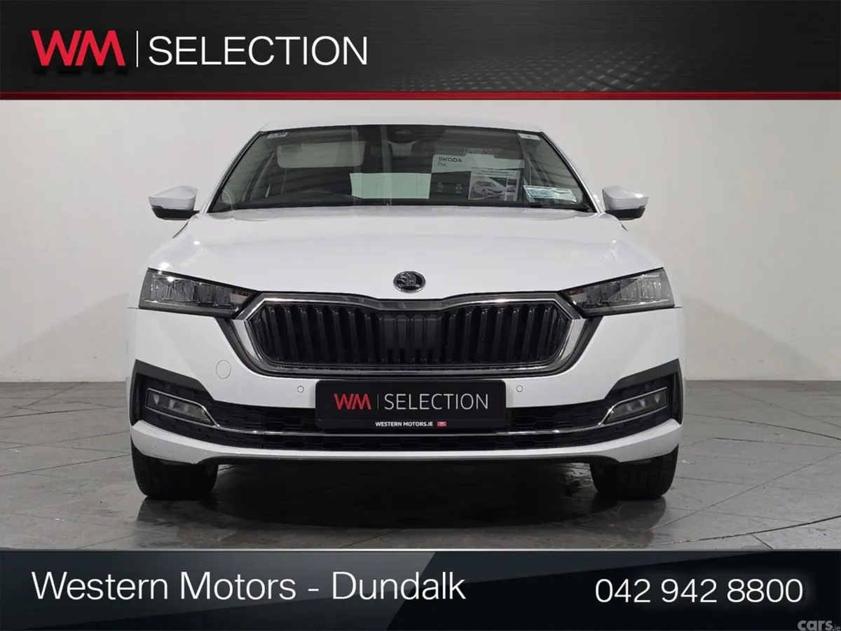 Skoda Octavia Saloon, Petrol Hybrid, 2024, White