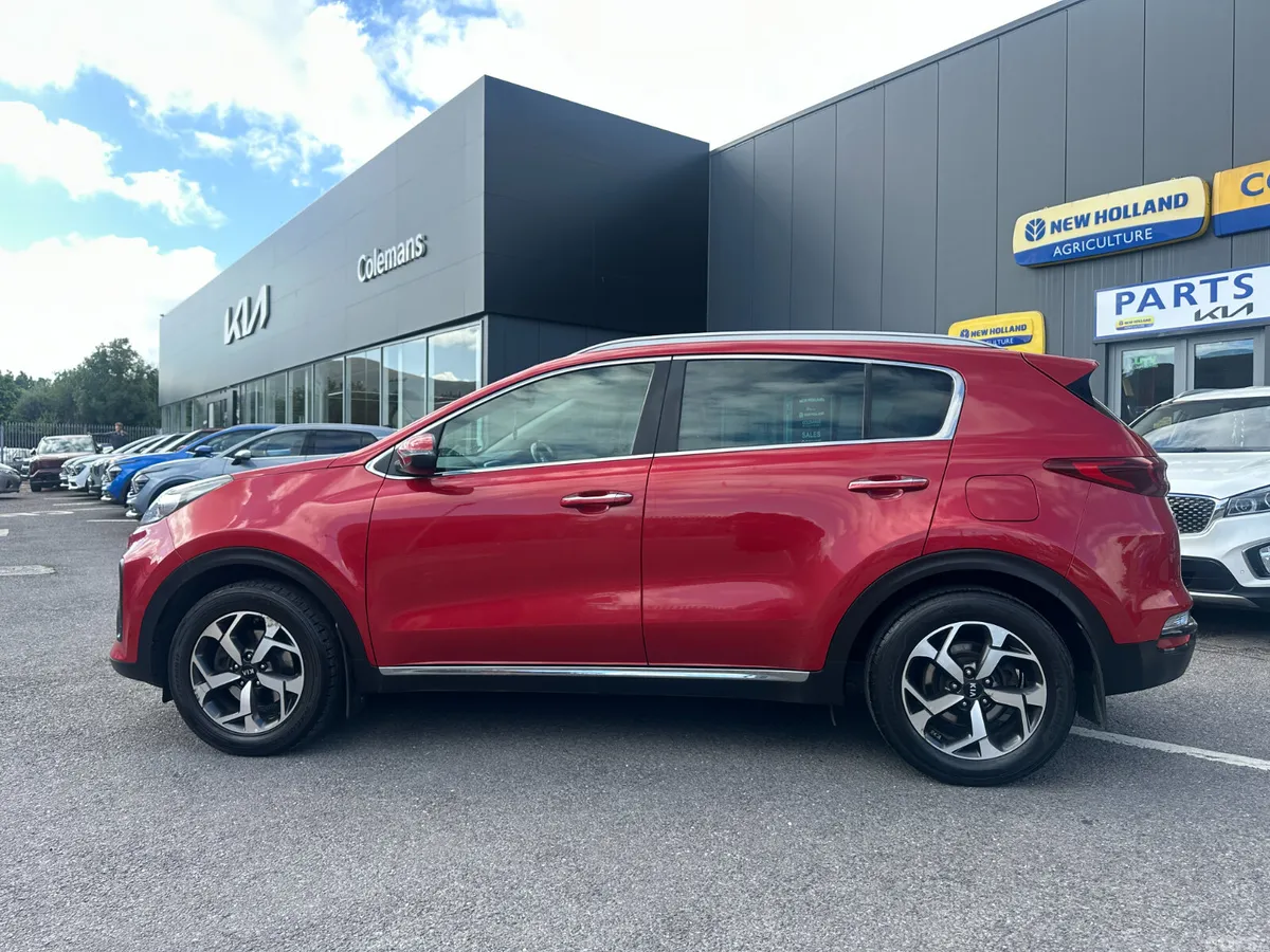 Kia Sportage SUV, Diesel Hybrid, 2021, Red