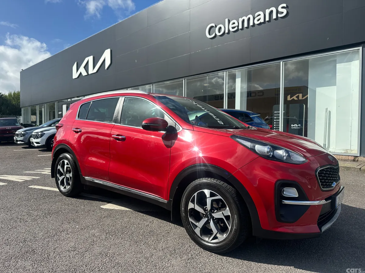 Kia Sportage SUV, Diesel Hybrid, 2021, Red