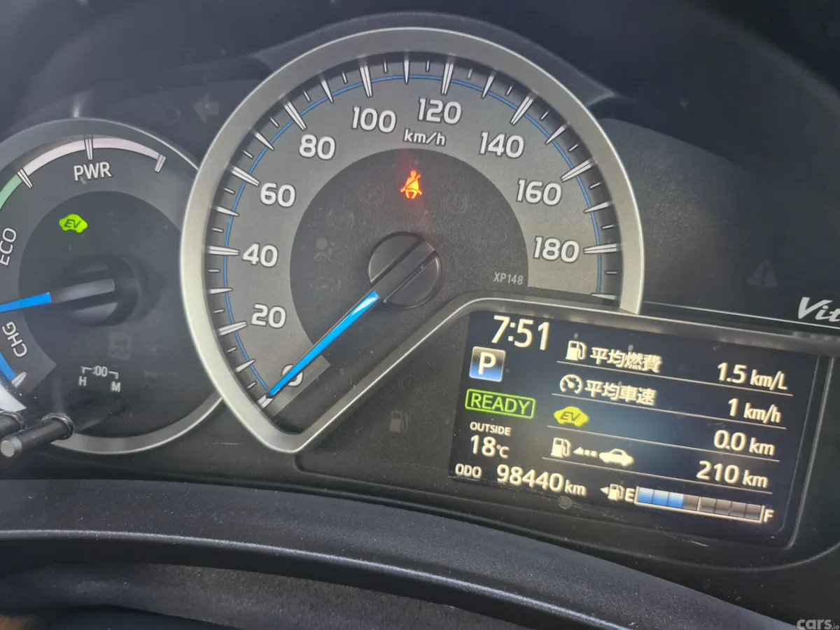 Toyota Vitz Hatchback, Petrol Hybrid, 2017, White