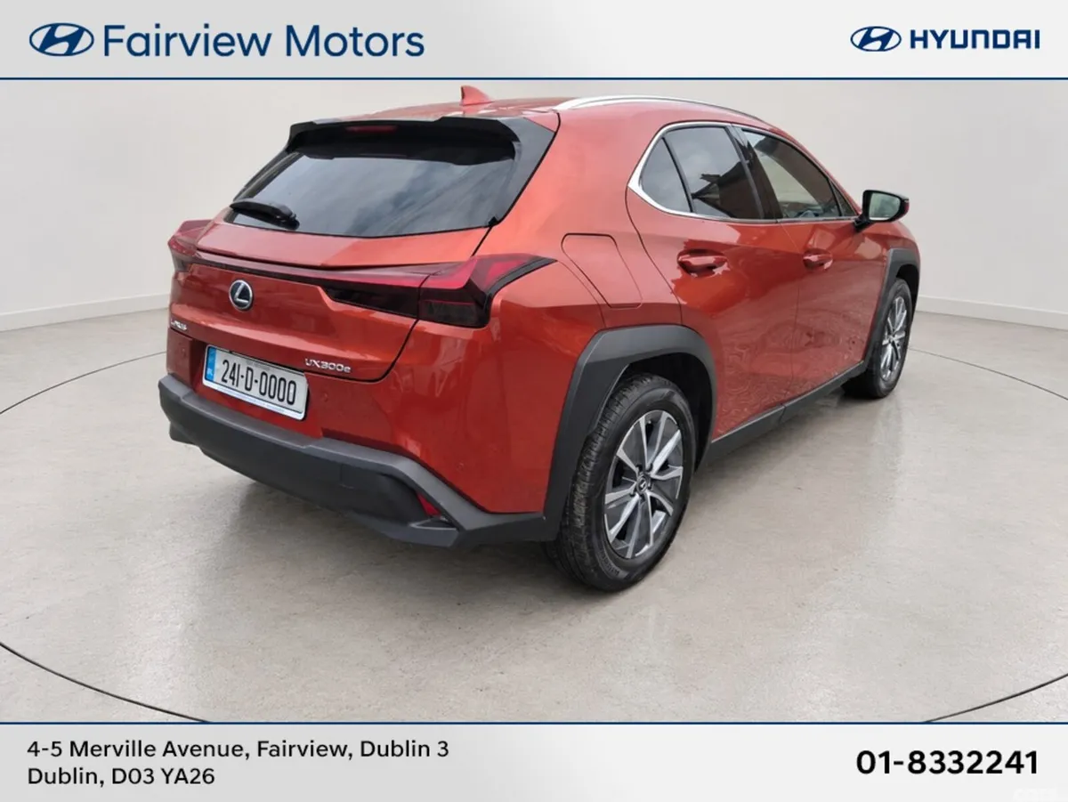 Lexus UX SUV, Electric, 2024, Orange