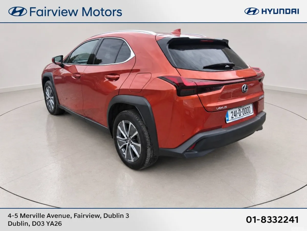 Lexus UX SUV, Electric, 2024, Orange