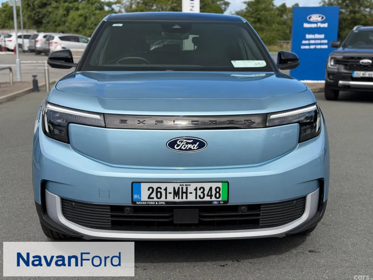 Ford Explorer SUV, Electric, 2026, Blue