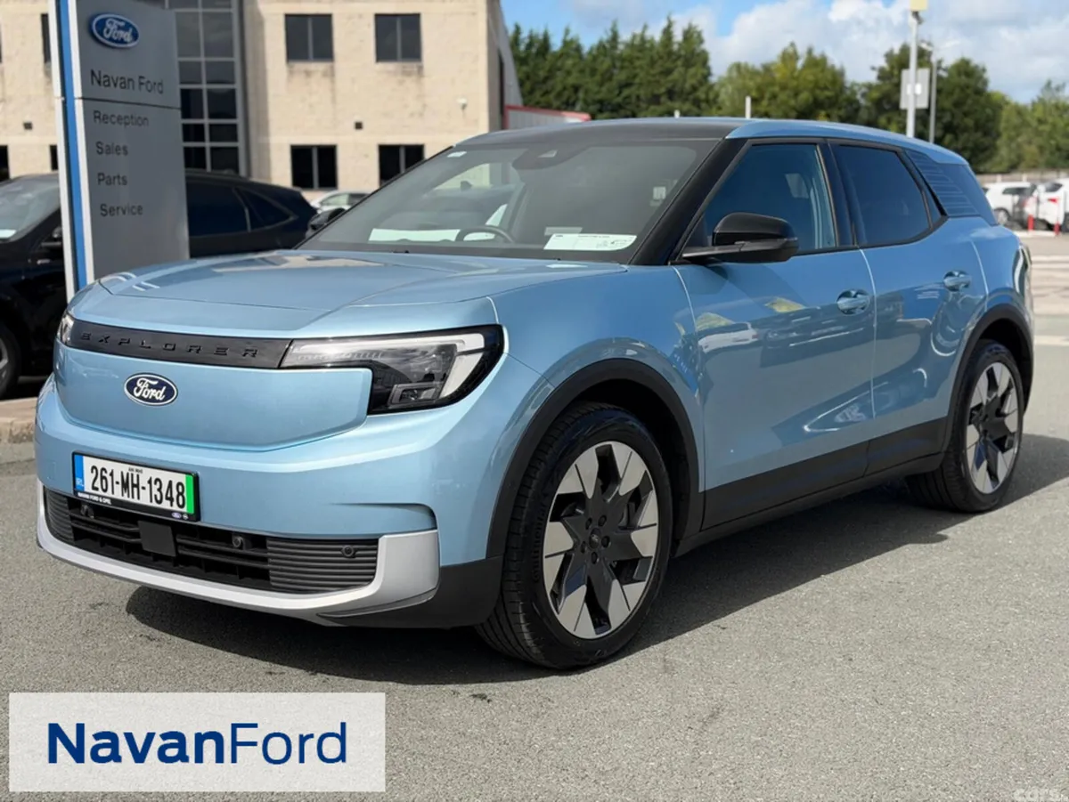 Ford Explorer SUV, Electric, 2026, Blue