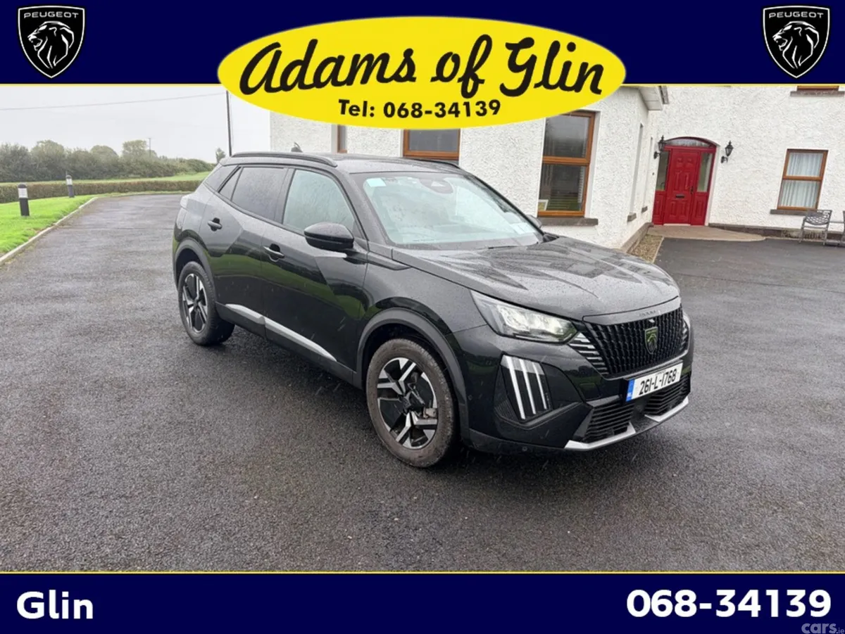 Peugeot 2008 SUV, Petrol Hybrid, 2026, Black