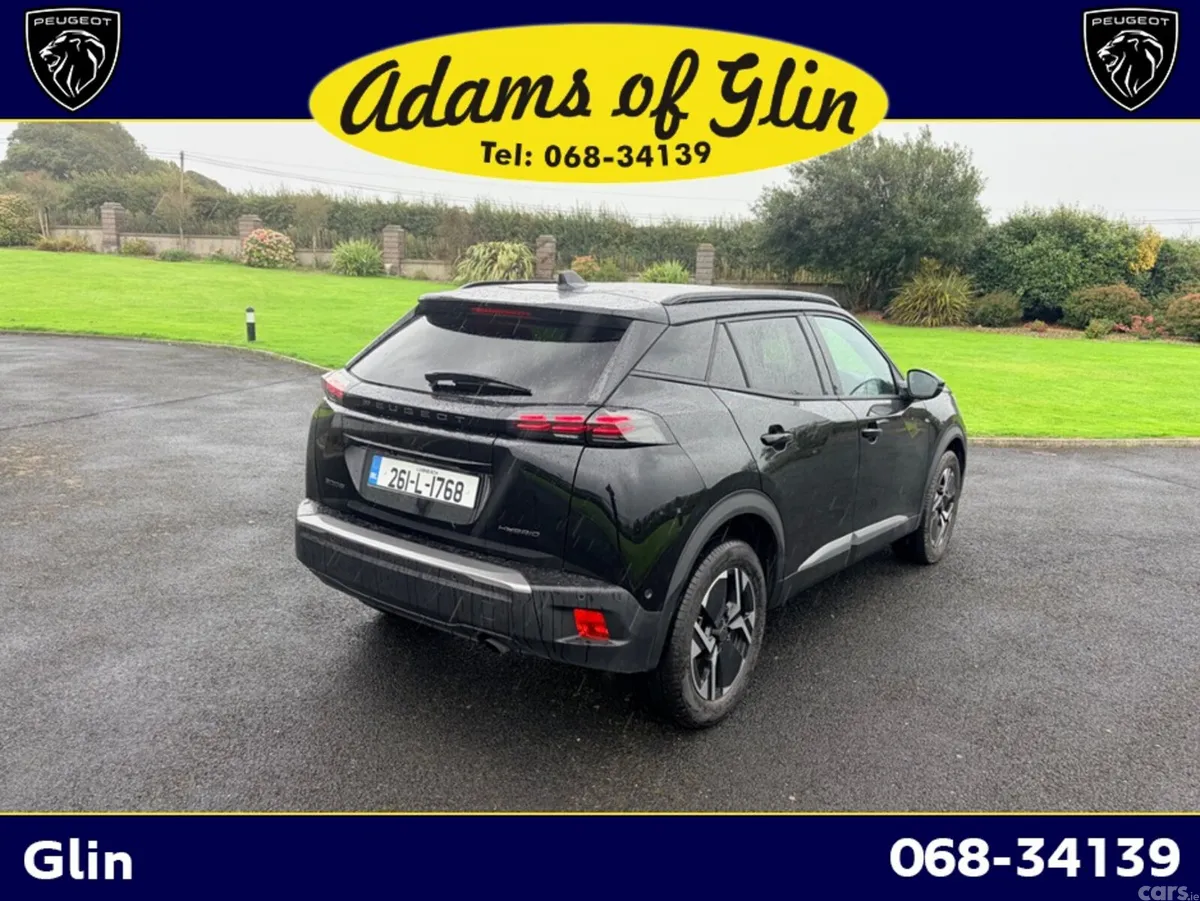 Peugeot 2008 SUV, Petrol Hybrid, 2026, Black