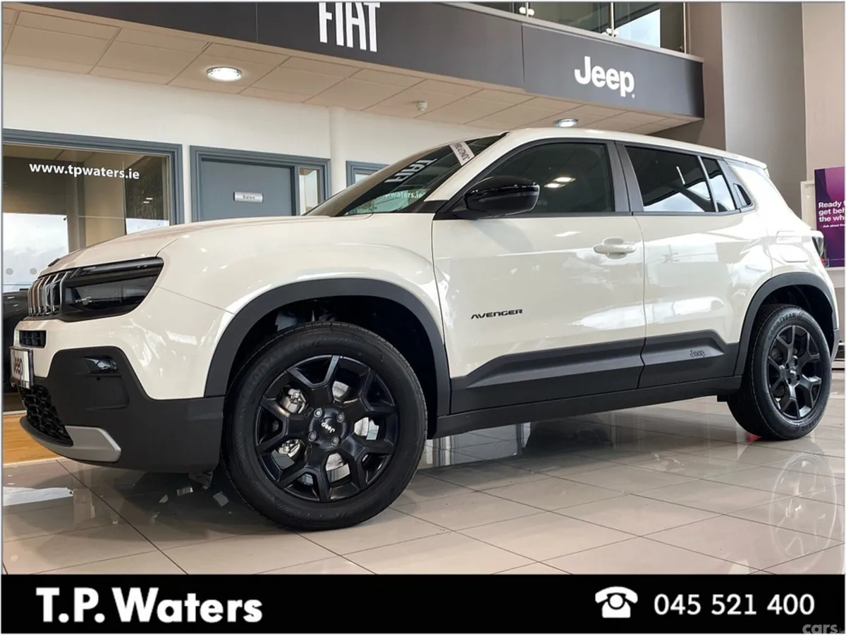 Jeep Avenger SUV, Petrol Hybrid, 2027, White