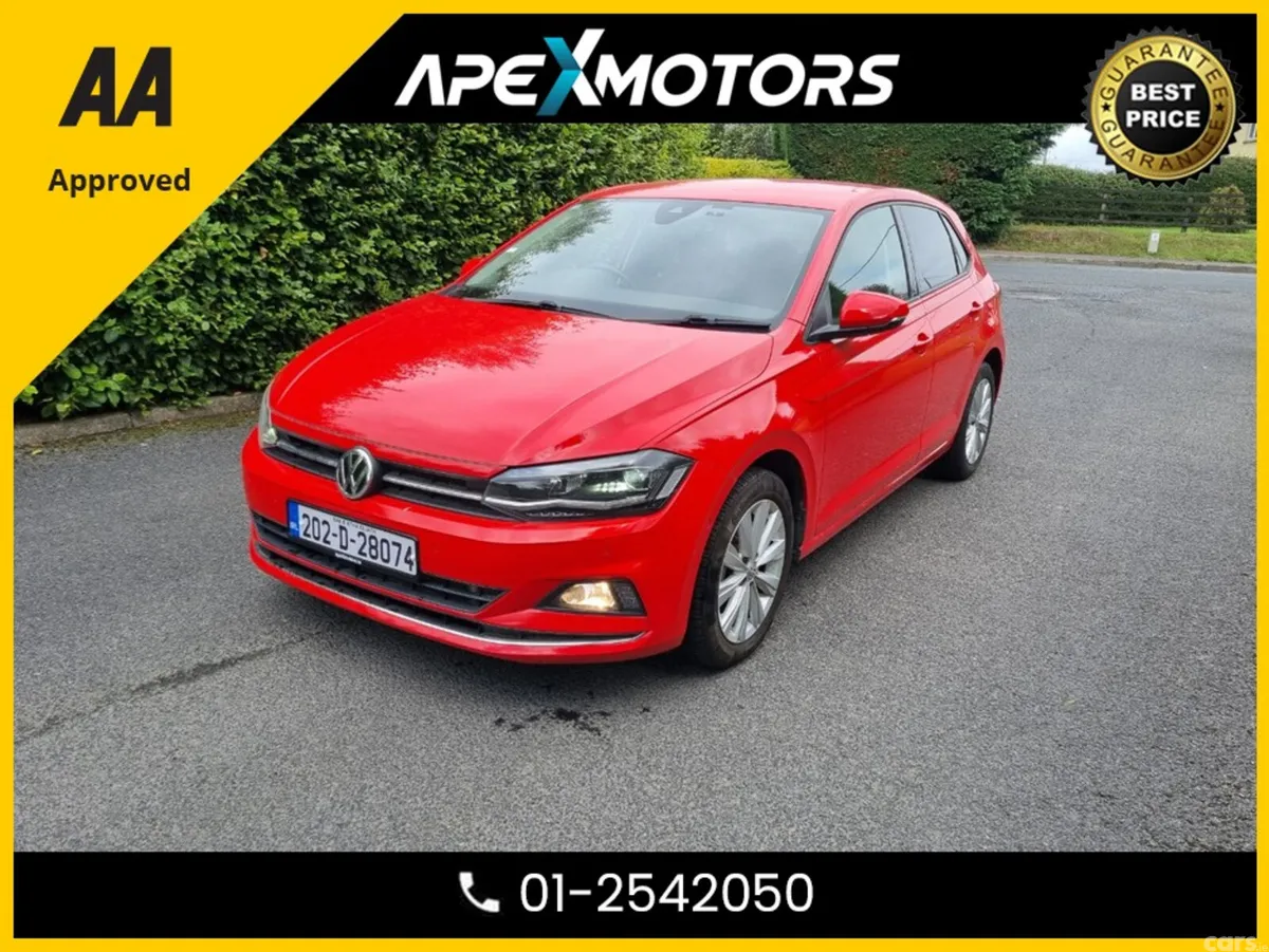 Volkswagen Polo Hatchback, Petrol, 2020, Red