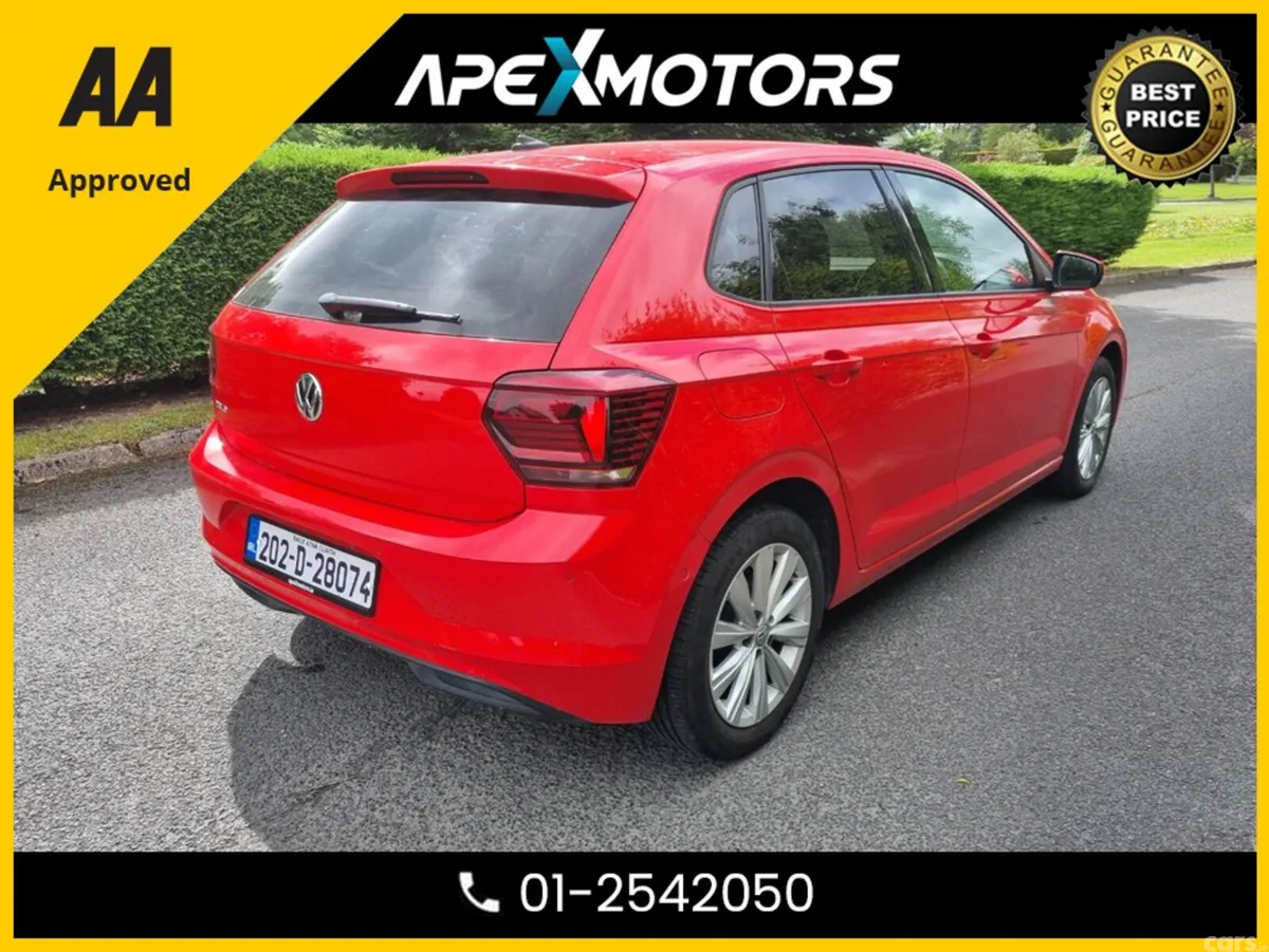 Volkswagen Polo Hatchback, Petrol, 2020, Red