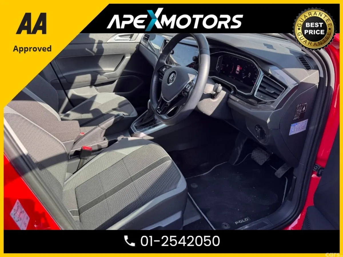 Volkswagen Polo Hatchback, Petrol, 2020, Red