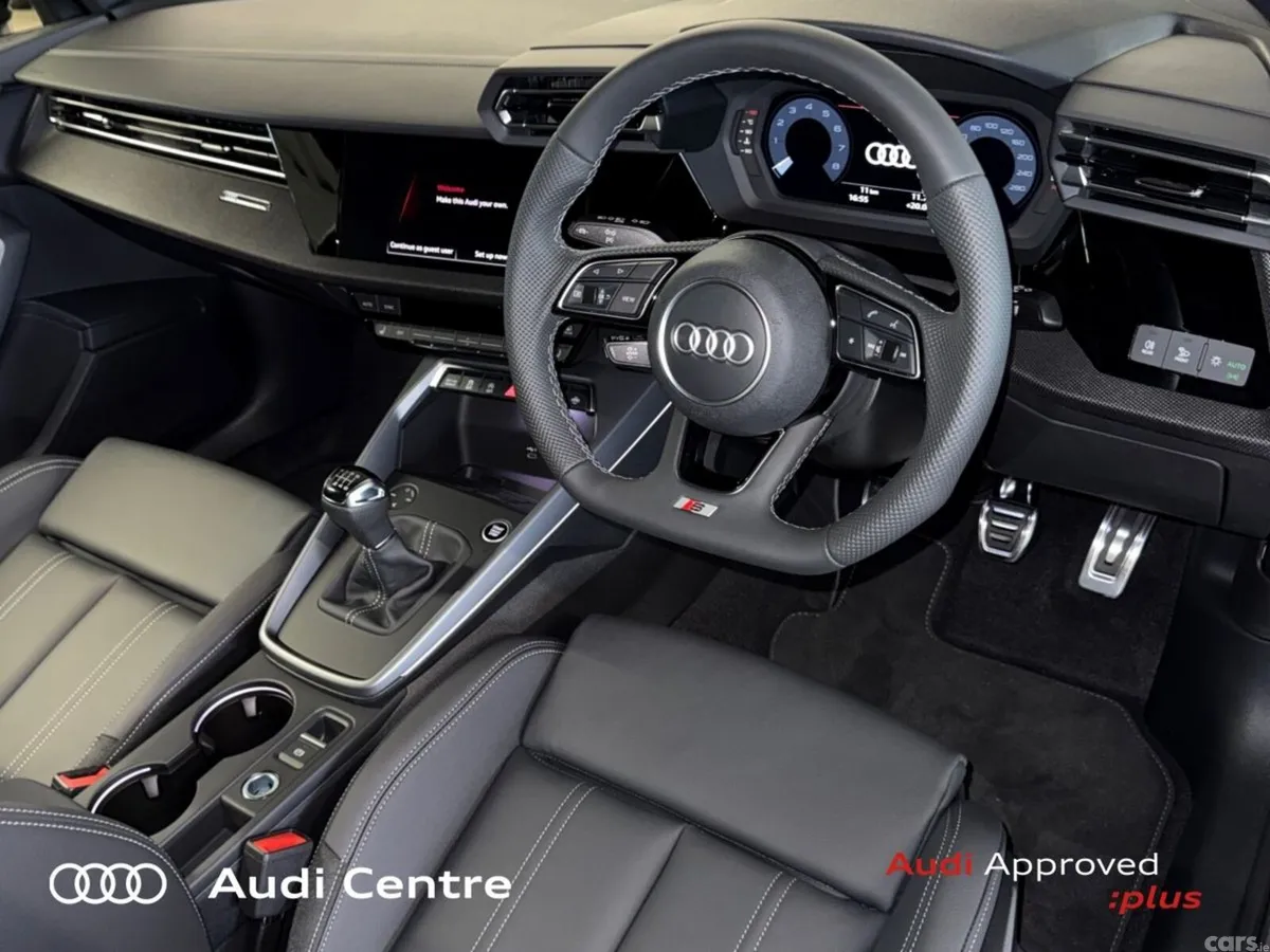 Audi A3 Saloon, Petrol, 2026, Black