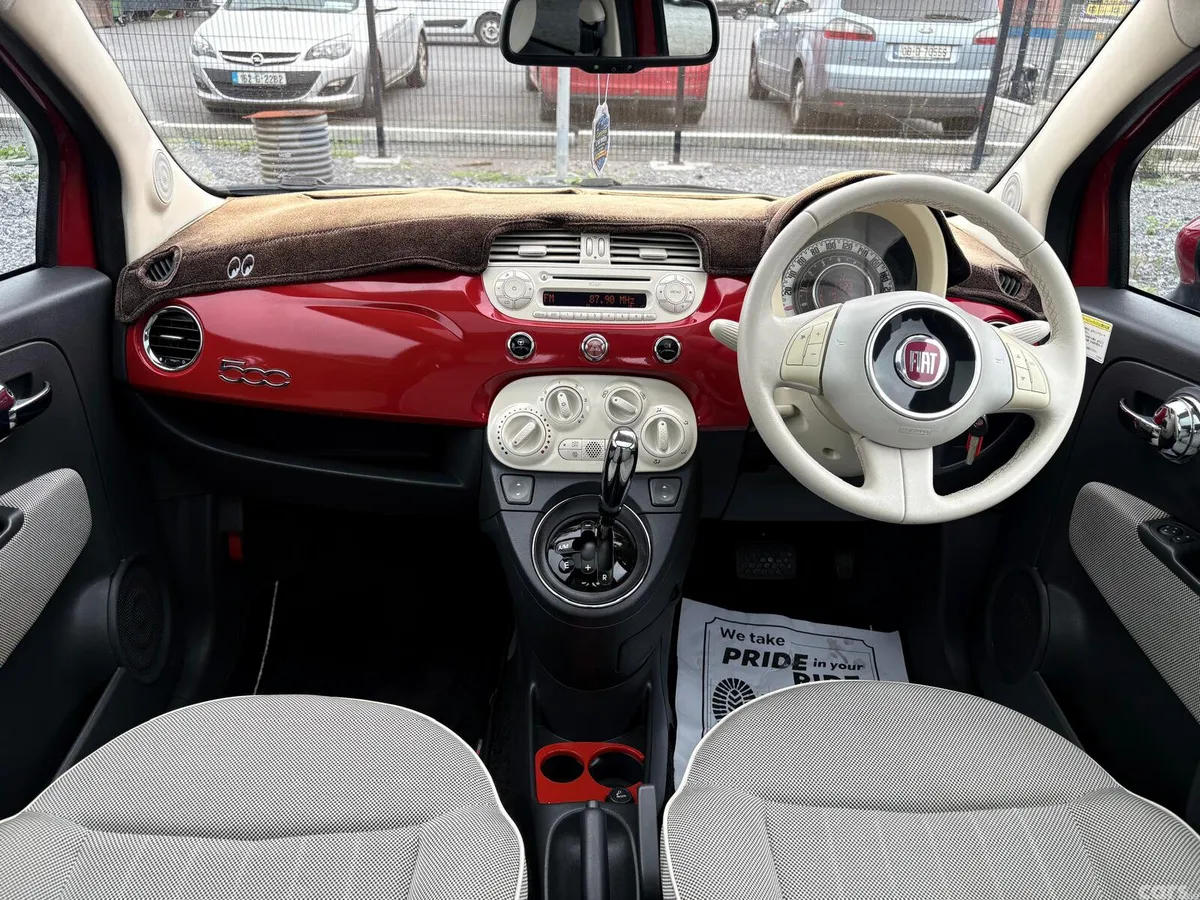 Fiat 500 Hatchback, Petrol, 2012, Red