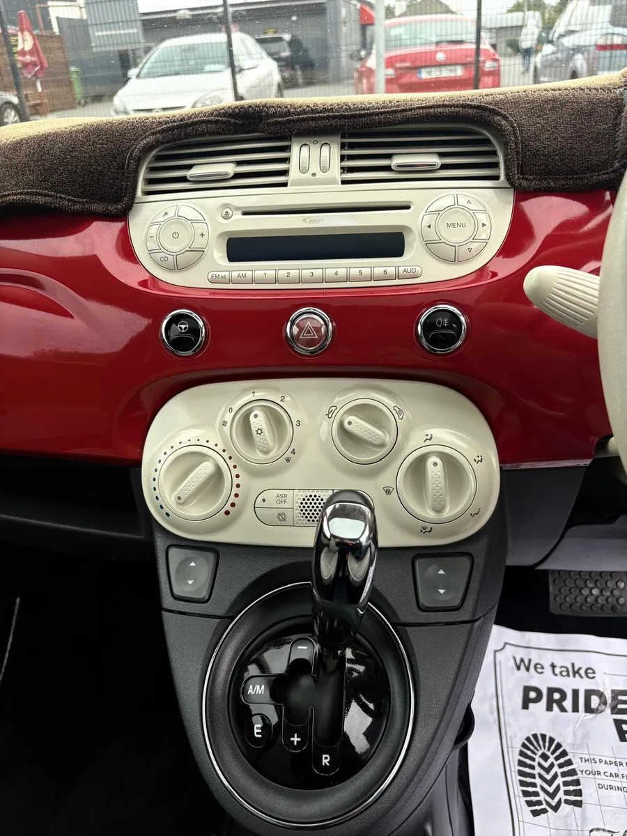 Fiat 500 Hatchback, Petrol, 2012, Red