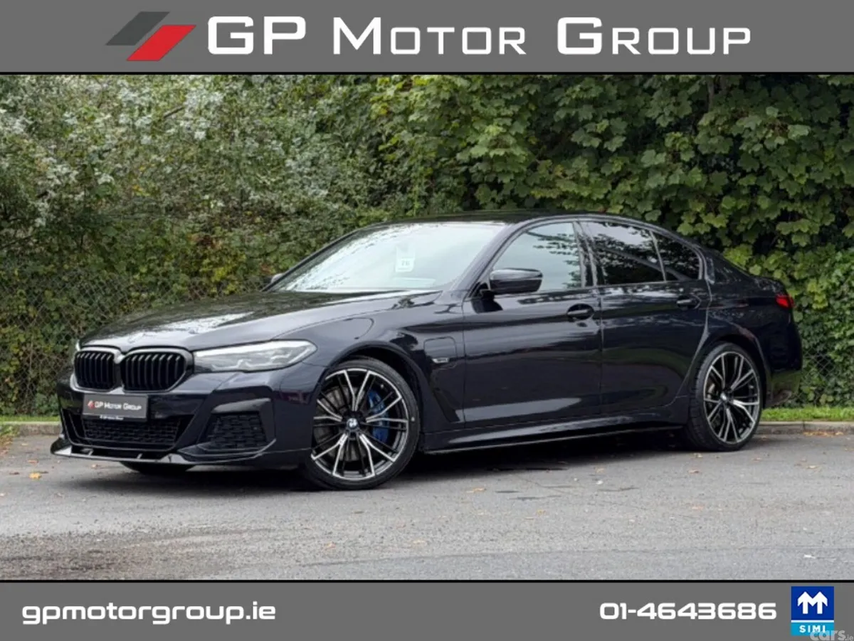 BMW 5-Series Saloon, Petrol Plug-in Hybrid, 2022, Black