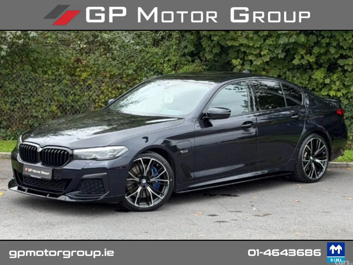 BMW 5-Series Saloon, Petrol Plug-in Hybrid, 2022, Black
