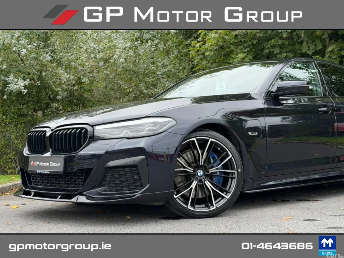 BMW 5-Series Saloon, Petrol Plug-in Hybrid, 2022, Black