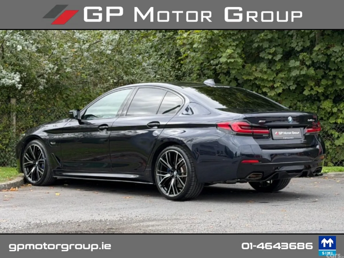 BMW 5-Series Saloon, Petrol Plug-in Hybrid, 2022, Black