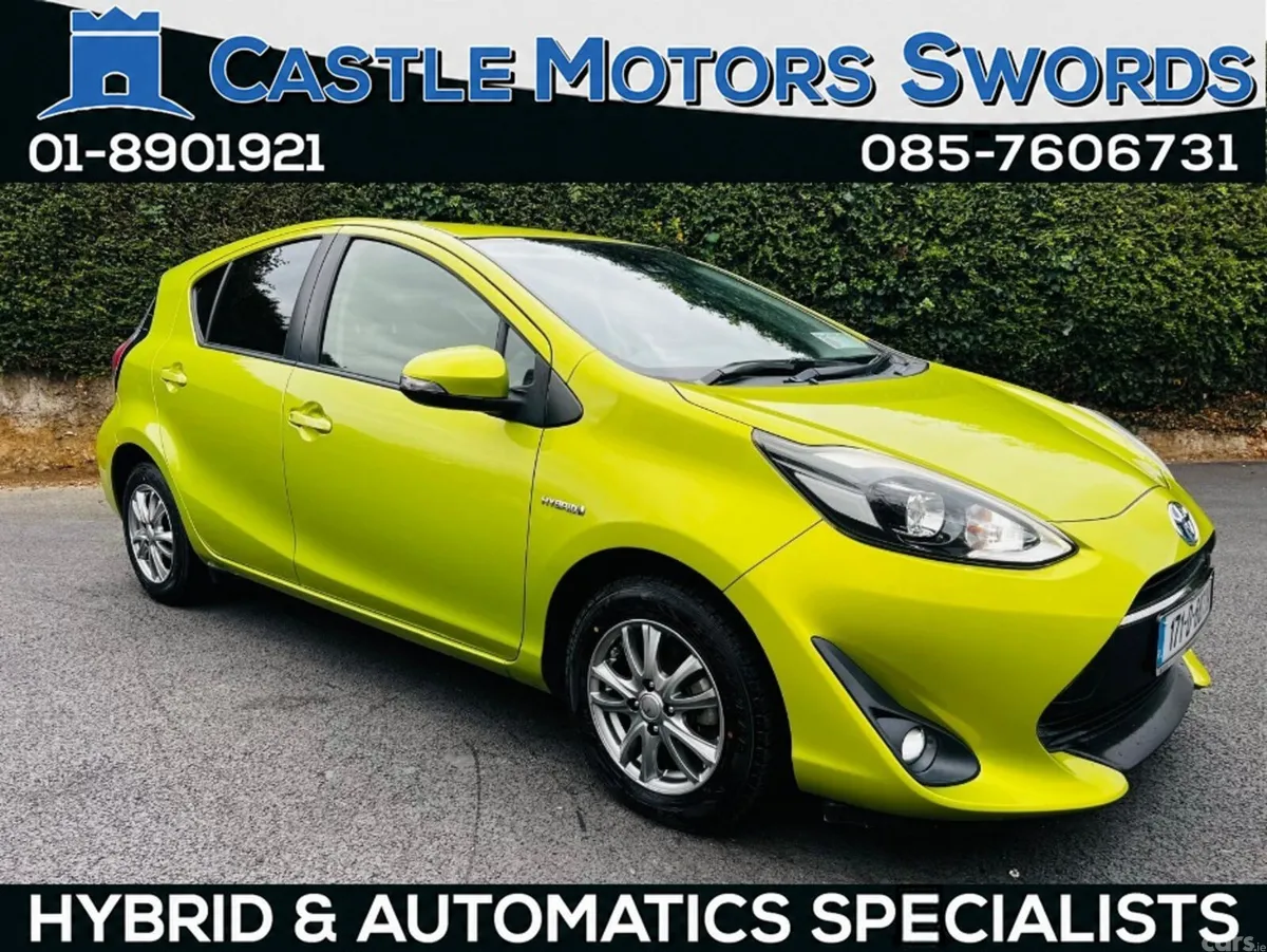 Toyota Aqua Hatchback, Petrol Hybrid, 2017, Green