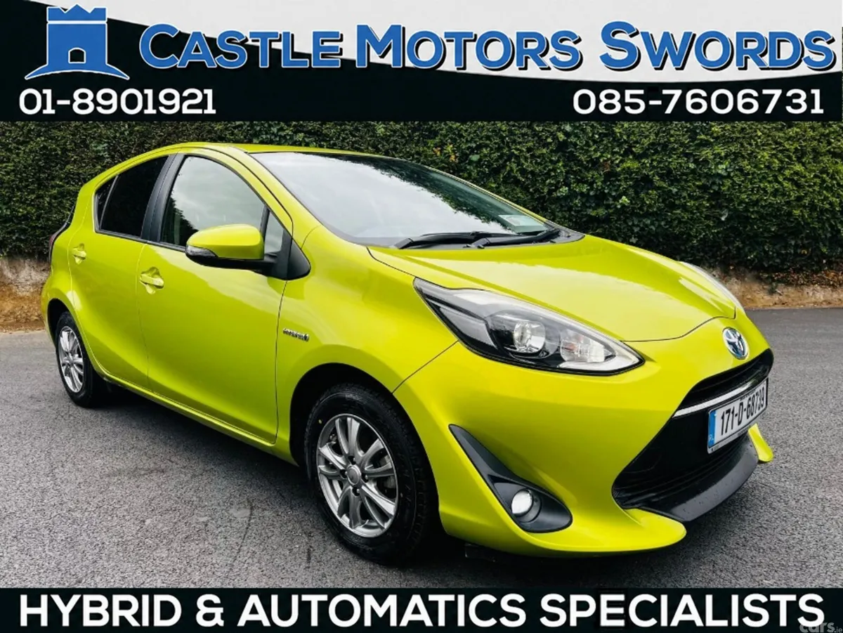 Toyota Aqua Hatchback, Petrol Hybrid, 2017, Green