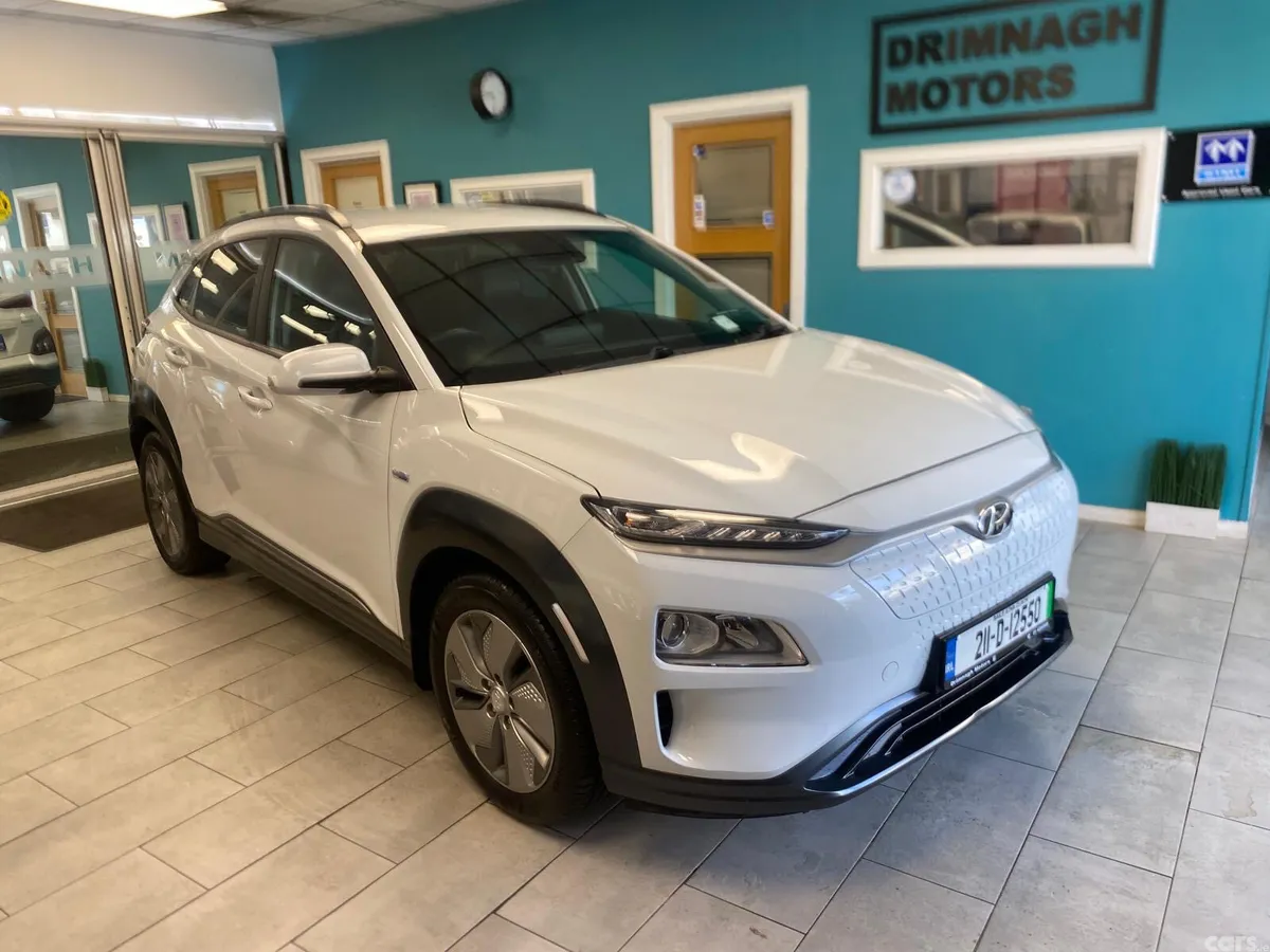 Hyundai KONA MPV, Electric, 2021, White