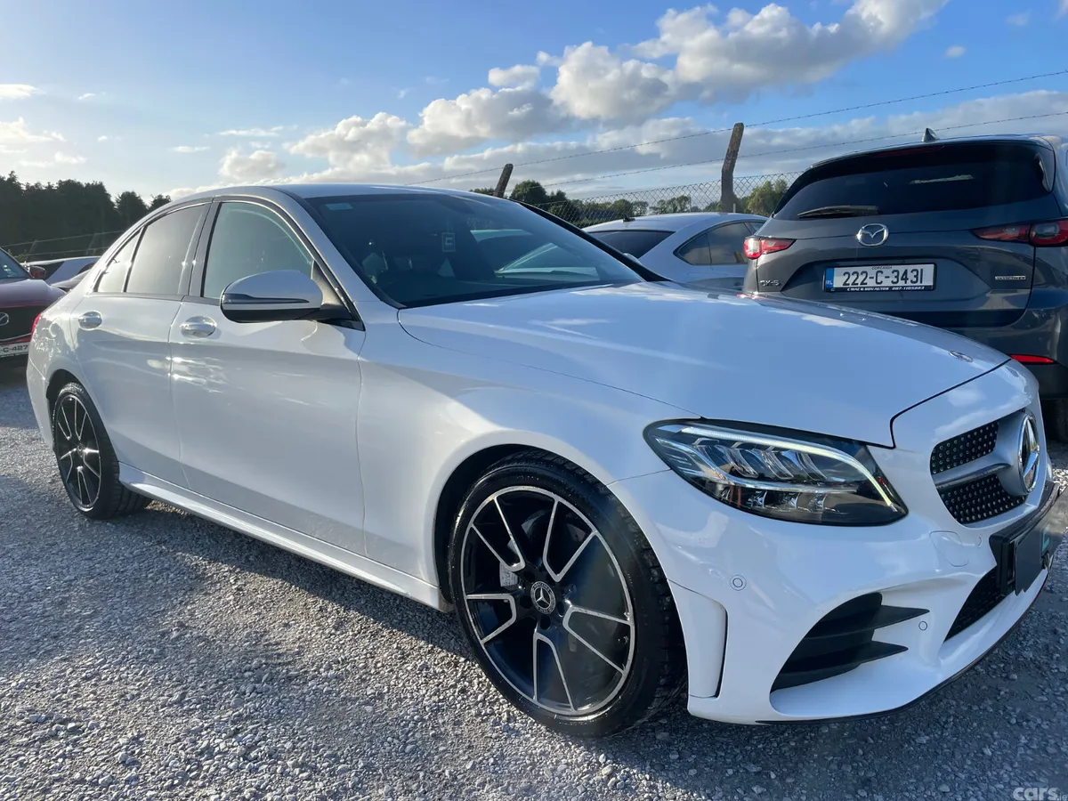 Mercedes-Benz C-Class Saloon, Petrol, 2019, White