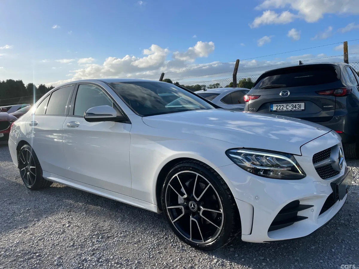 Mercedes-Benz C-Class Saloon, Petrol, 2019, White