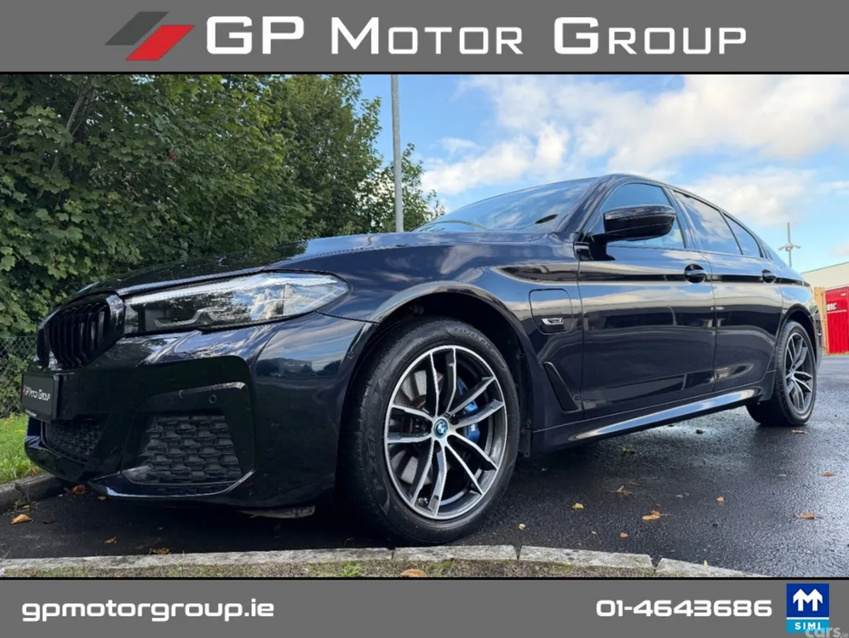 BMW 5-Series Saloon, Petrol Plug-in Hybrid, 2022, Black