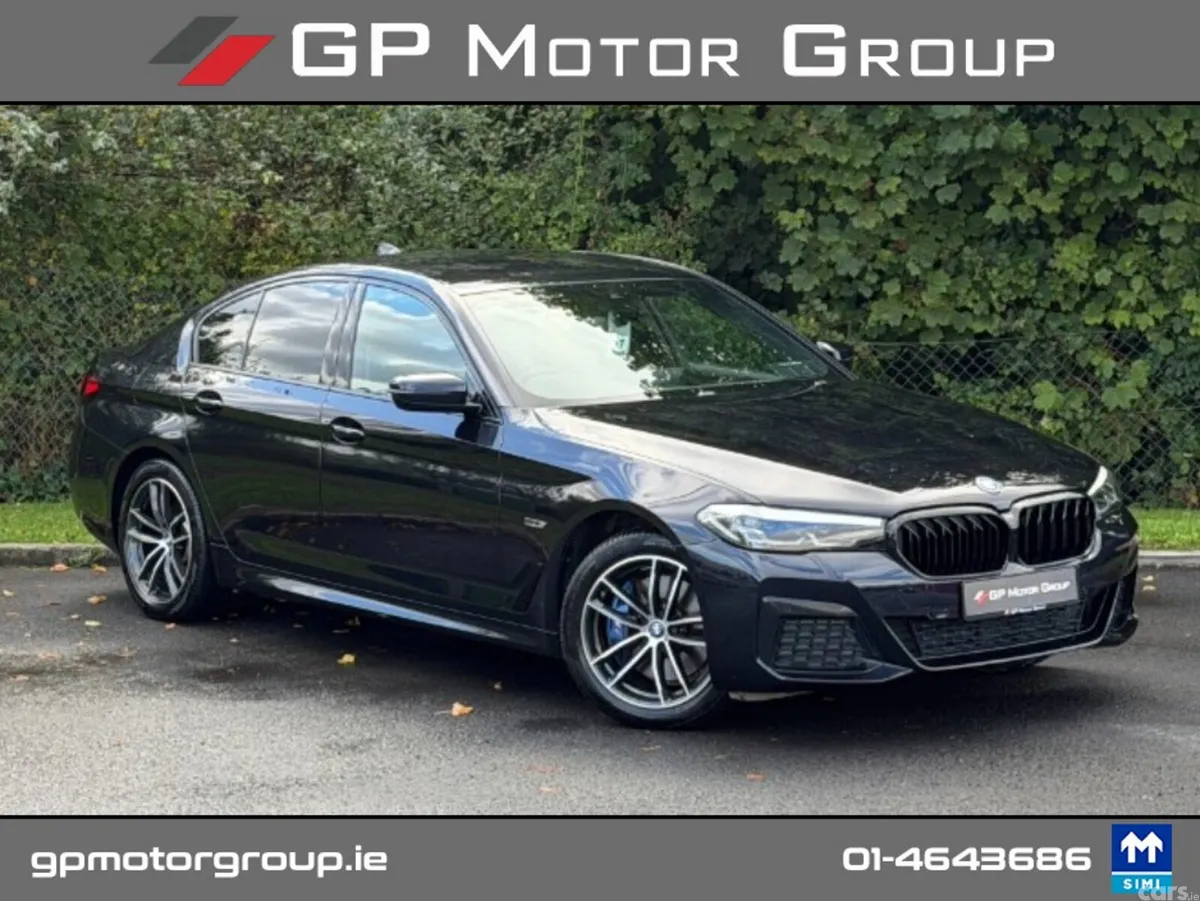 BMW 5-Series Saloon, Petrol Plug-in Hybrid, 2022, Black