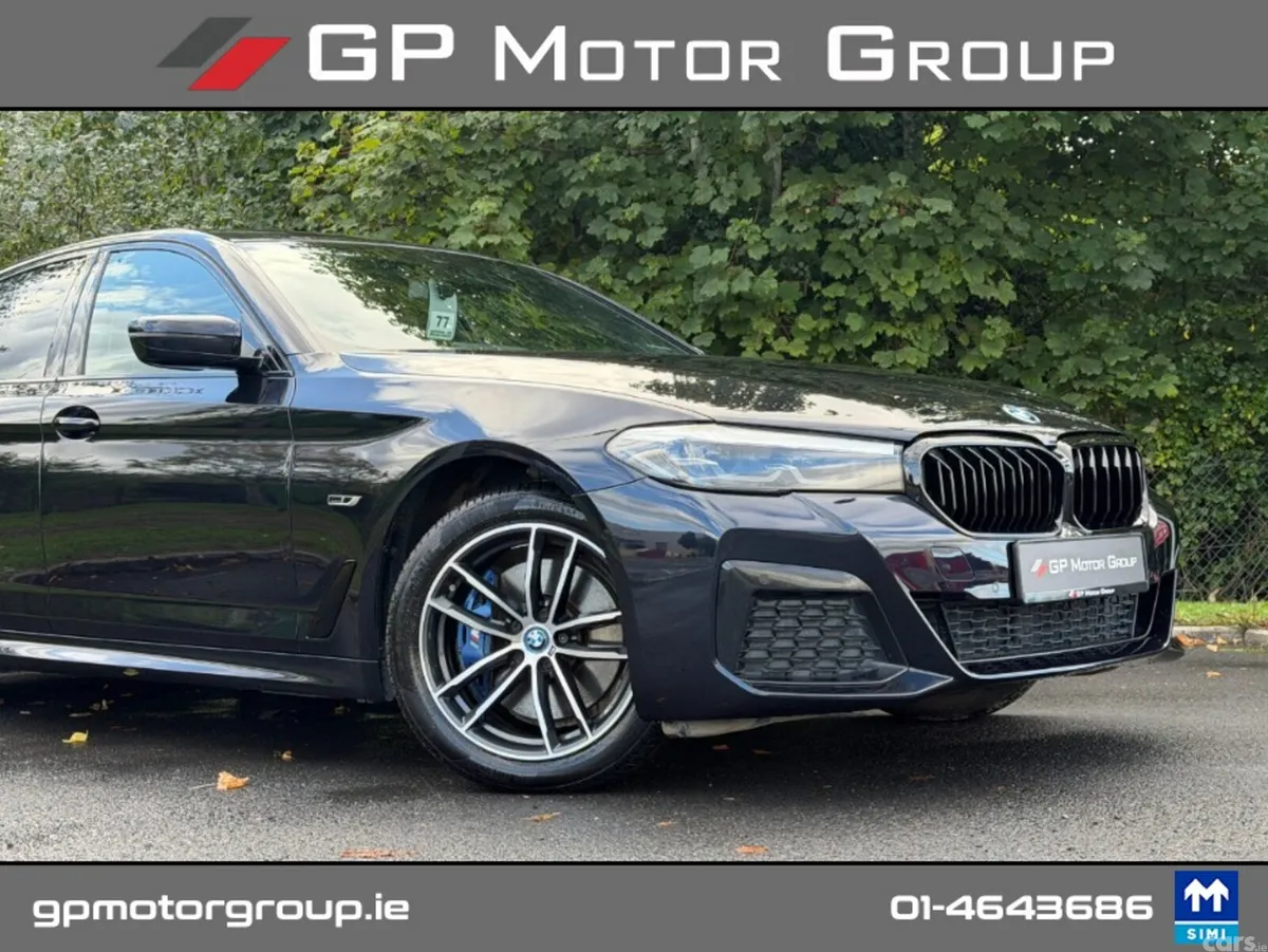 BMW 5-Series Saloon, Petrol Plug-in Hybrid, 2022, Black